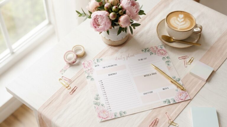 Daily Aesthetic Printable Planners