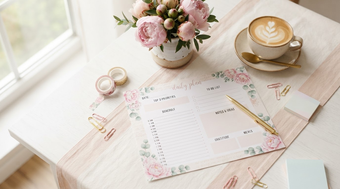 Daily Aesthetic Printable Planners